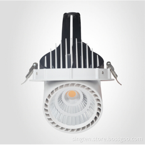 Rotatable COB LED gimbal Downlight from 9W to 50w Recessed downlight